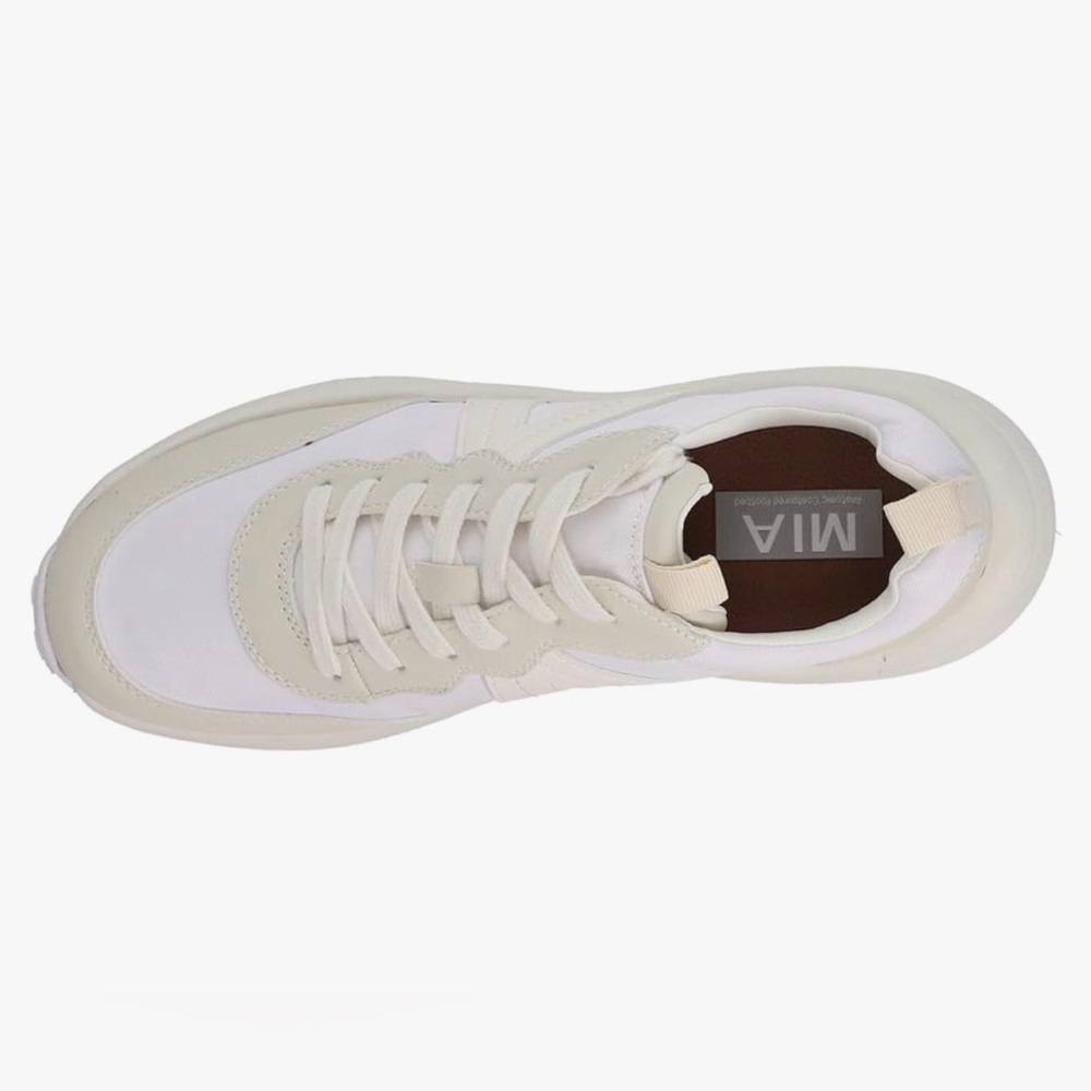 MIA Scout Off Women's Cream and White Sneakers Athletic Shoes Size 9 - Picture 5 of 11
